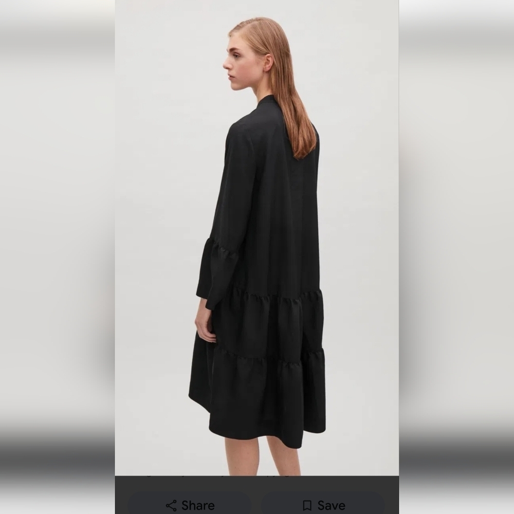COS Gathered Detail Shirt Dress 34 Eur - Picture 2 of 10